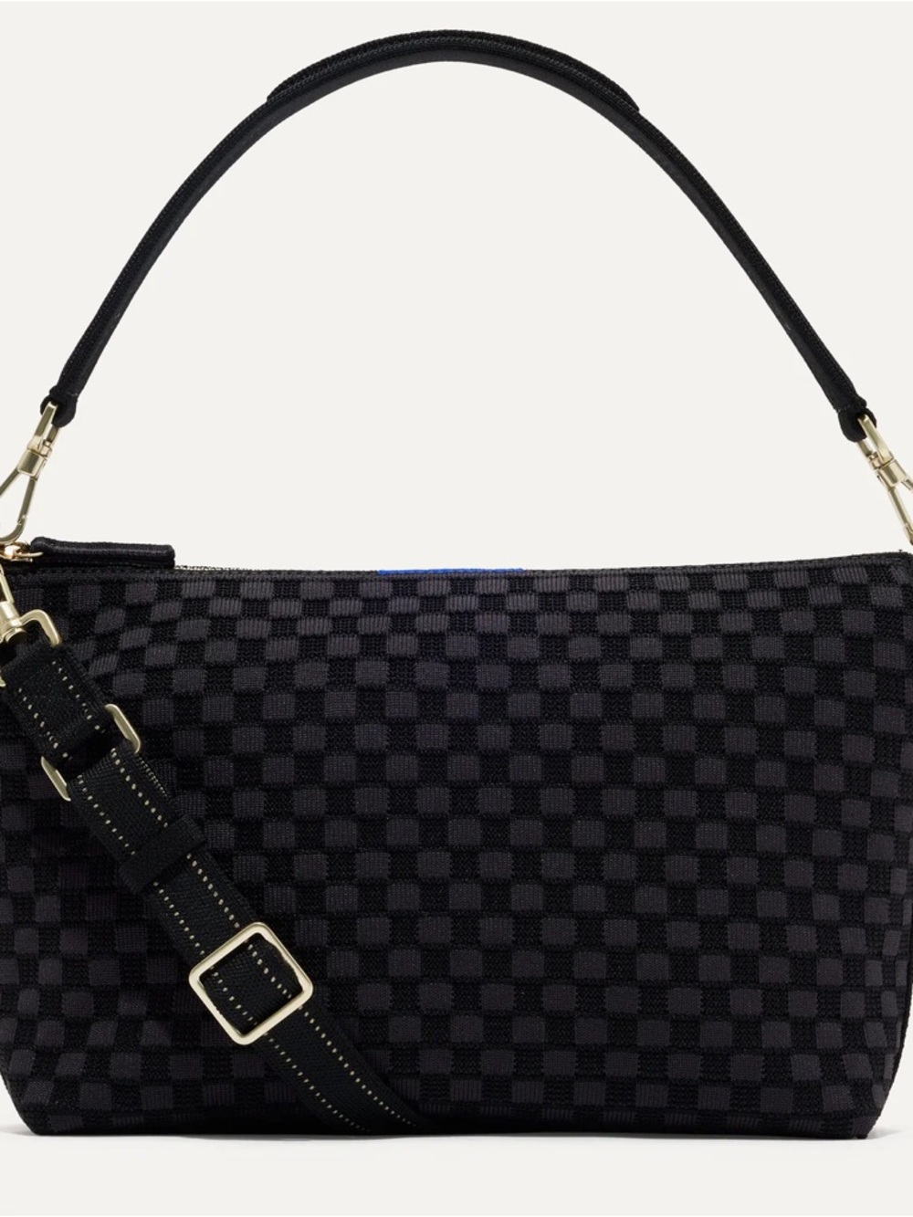 Rothy's the Daily Crossbody, Black Sand, MISSING CROSSBODY STRAP, Like New
